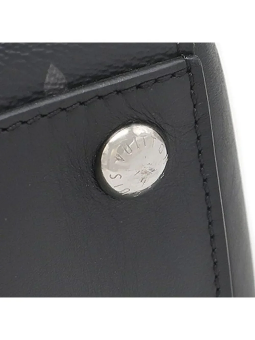 Louis Vuitton Tote Grand Sac Monogram Eclipse Silver